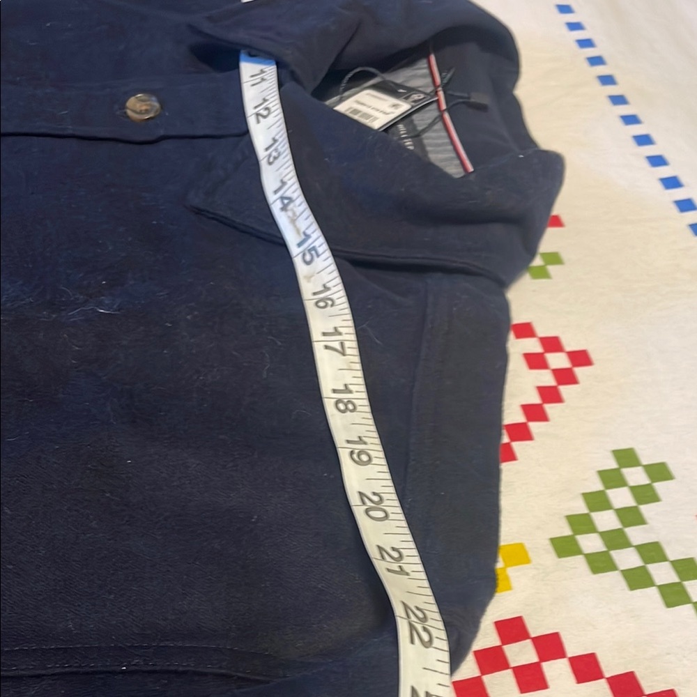 Men's Tonny Hilfiger Shirt Jacket 
Navy blue Button-Up Shirt - Picture 7 of 8